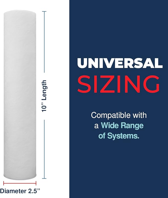 American Made, 5 Micron 10 x 2.5 Sediment Filter - Image 5