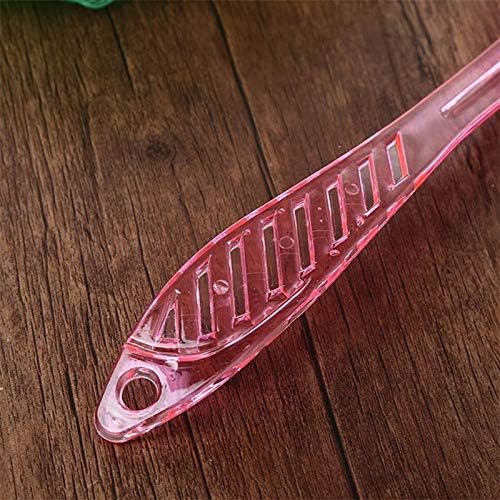 Vivona 40CM Long Crystal Handle Bath Brush Shower Scrubber Sponge Flower Soft - Image 4