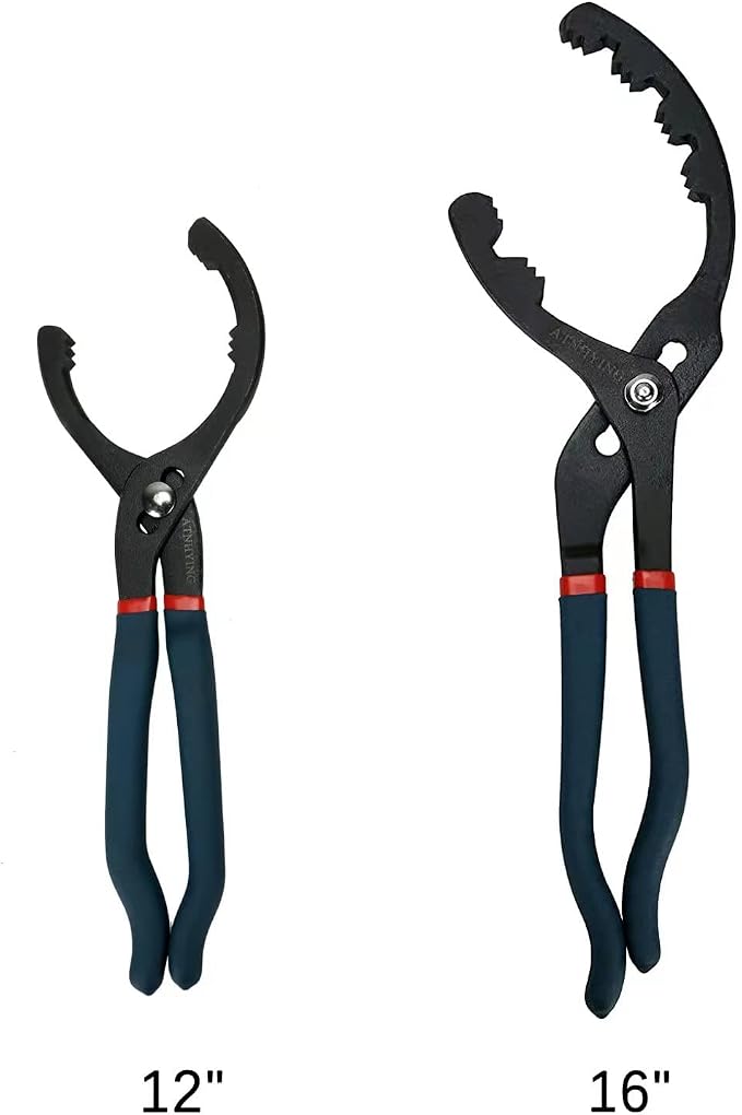 Oil Filter Wrench Set, Removal Tool, No Slipping - Image 2