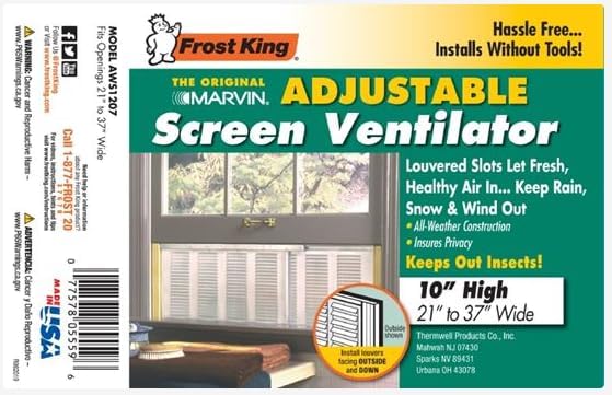 Frost King AWS1207SP WB Marvin Ventilators - Image 2