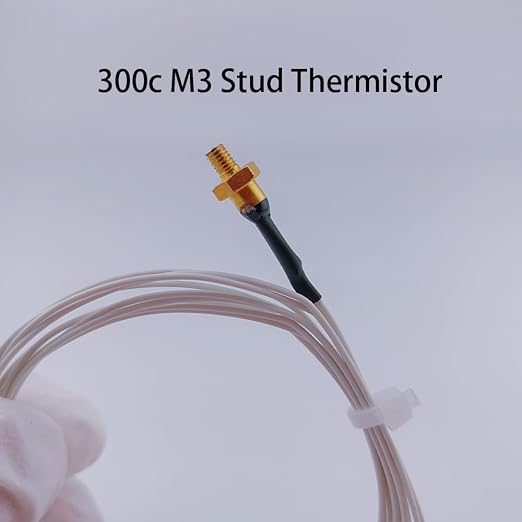 Ender 3 M3 Thermistor 300°C 1m/39.4Inch, 3D Printer M3 Stud Thermistor - Image 7