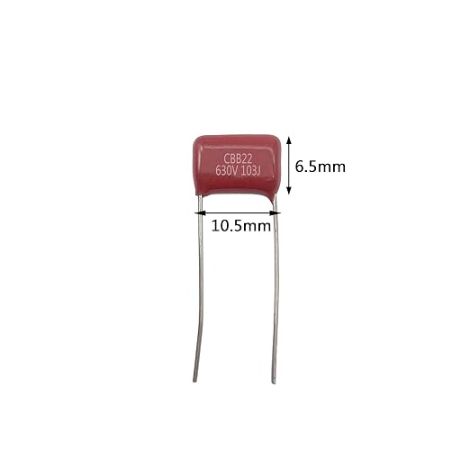 20pcs CBB22 630V 103J 0.01UF 10nf P10 Metallized Polypropylene Film Capacitors - Image 2