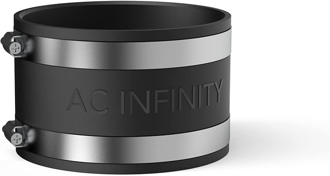 AC Infinity Noise Reduction Clamp 4-Inch, Duct Coupler by ACInfinity