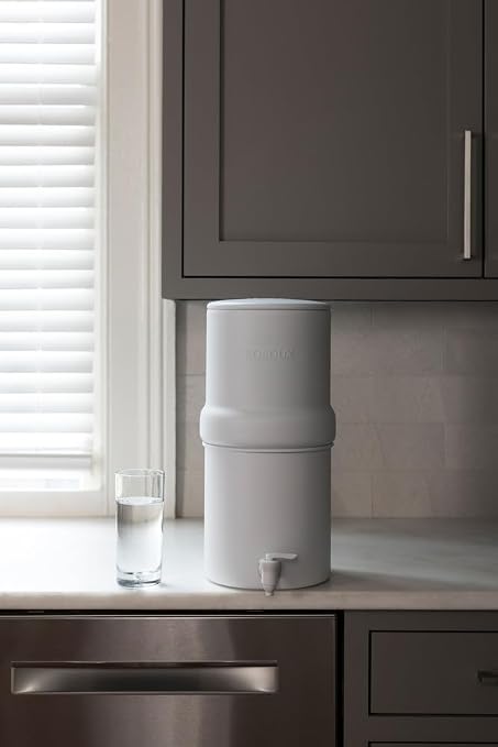 Boroux Compact Gravity-Fed Countertop Stainless Steel Water Filter System | 1.8 - Image 8