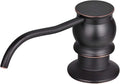 Samodra Kitchen Sink Soap/Lotion Dispenser, Brass Pump Head Oil Rubbed Bronze 12 OZ Bottle Built in Design Refill from The Top for Granite Thick Deck Installs