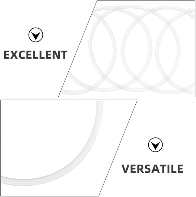 6pcs Silicone Filter Gaskets for Purification Equipment Durable and Temperature - Image 5