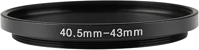 40.5-43mm Metal Step-Up Ring Adapter Compatible - Image 2