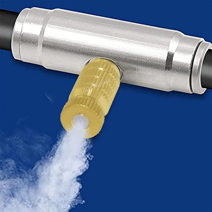 Joywayus 10/24 UNC Thread Brass Misting Nozzles Atomizing High Pressure Misting - Image 2