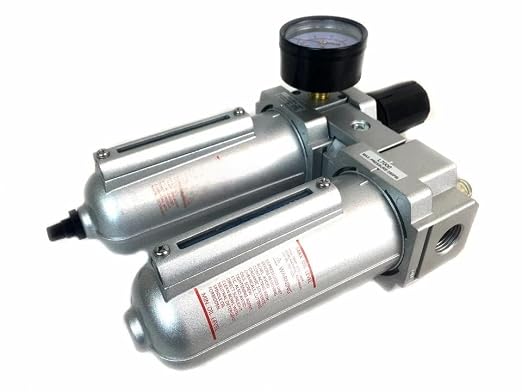 FRL724NA 1/2" Air Moisture Filter Regulator Oiler Separator Lubricator Combo - Image 3
