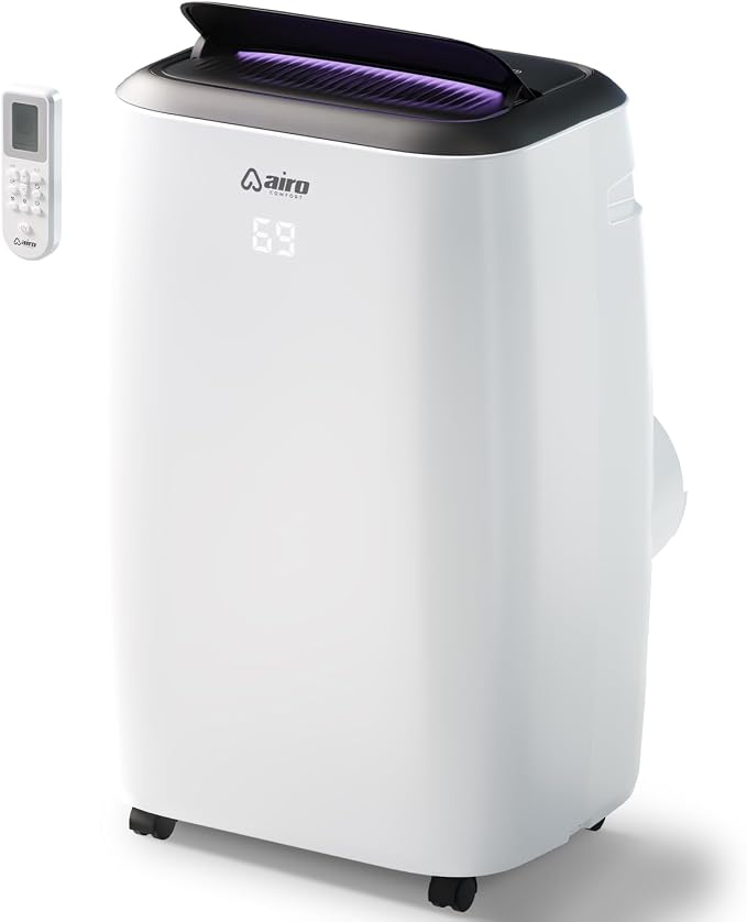 Portable Air Conditioners 10000 BTU AIRO COMFORT, AC Unit Floor Standing by airocomfort
