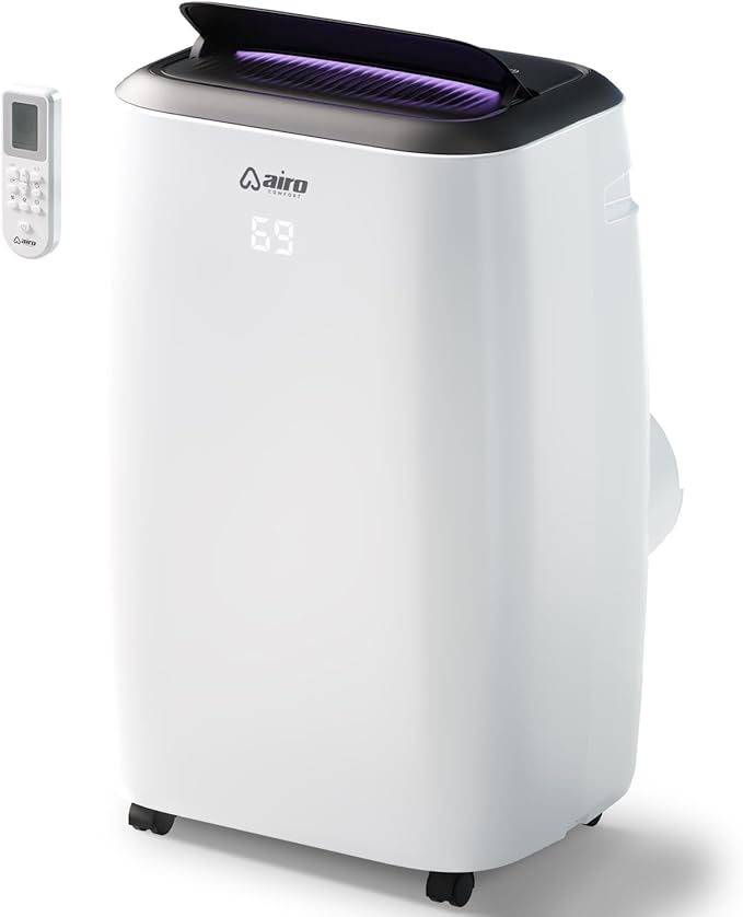Portable Air Conditioners 8, 000 BTU AIRO COMFORT, AC Unit Floor Standing by airocomfort