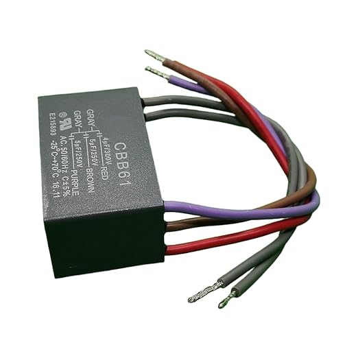 Ceiling Fan Capacitor 4uF + 5uF + 5uF 5-Wire 250V/300V CBB61 | 4mfd+5mfd+5mfd - Image 4