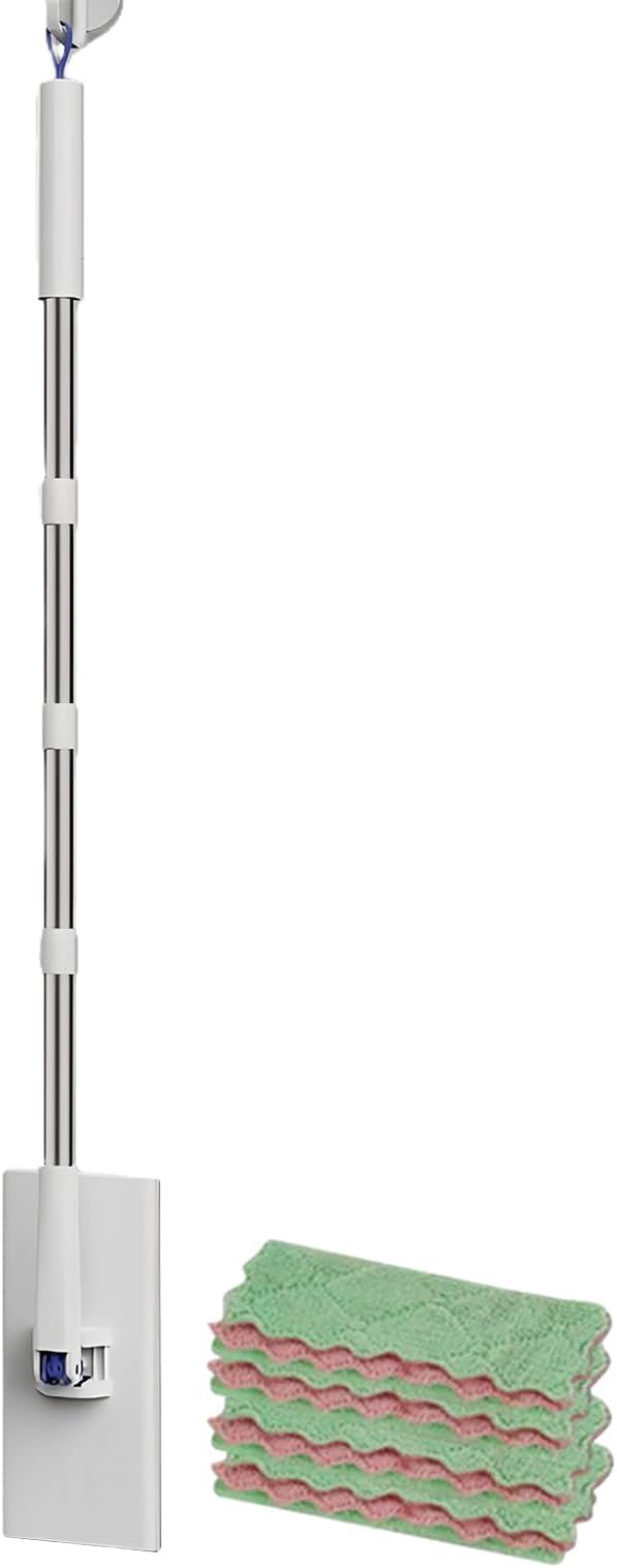 Flat Mop - Reusable Scrubber Cleaning Tools, Dust Cleaner Flat Mop by Unknown