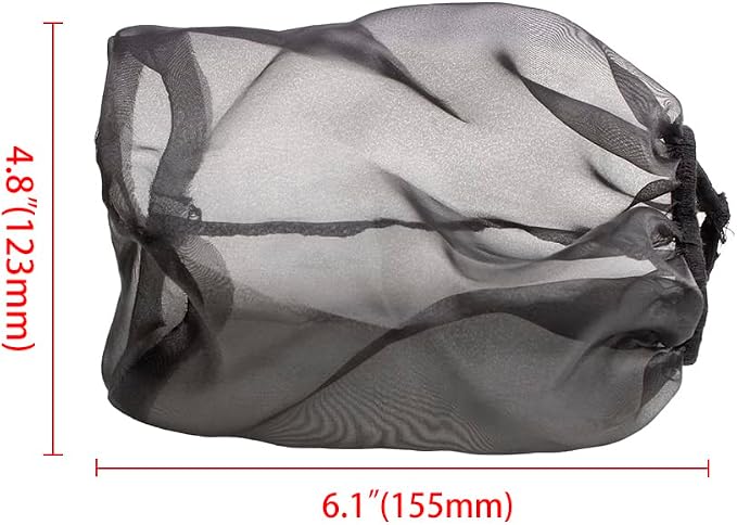 Muge Racing Air Filter Cover for Car Cold Air Intake Filter, Universal High - Image 2