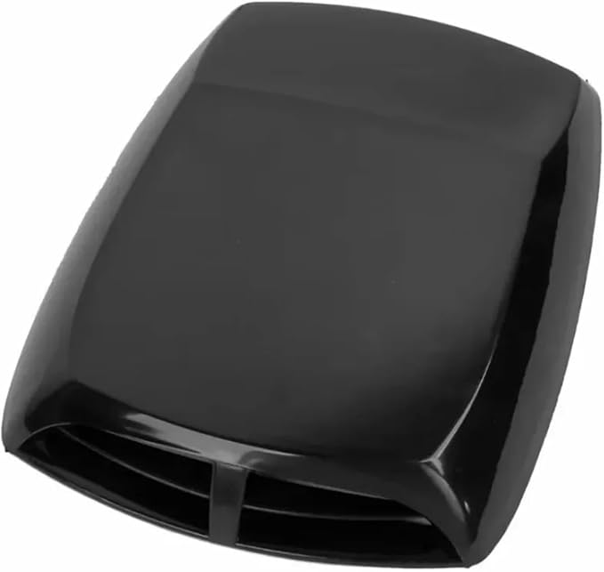Decorative Hood Scoop Air Intake Flow Vent Black Carbon Universal Car - Image 5