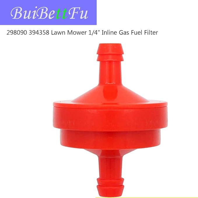 298090 394358 Lawn Mower 1/4" Inline Gas Fuel Filter - Image 3