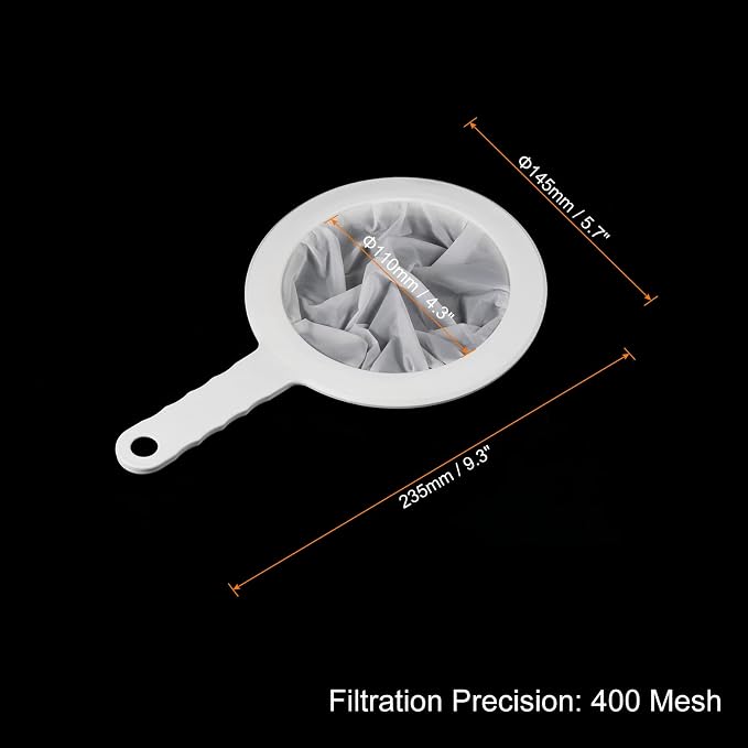 PATIKIL 9"x6" Food Filter Strainer, 400 Mesh Kitchen Mesh Filters Strainers - Image 2