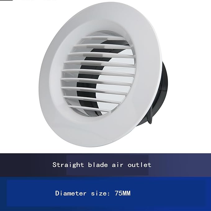 Round Fresh Air System Accessories, 200mm ABS Material, High-efficiency - Image 2