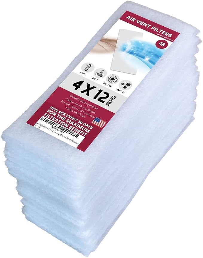 NORTHWEST ENTERPRISES Vent Filters, 48 Floor Vent Register Filters - Image 3