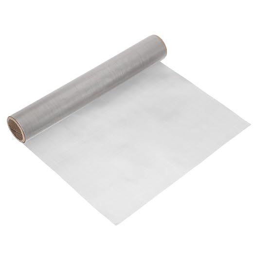 uxcell 350 Mesh 39" x 12" Woven Wire Mesh, 304 Stainless Steel Air Vent Filter by uxcell