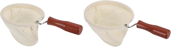uxcell 2 Pcs Cloth Coffee Filter Bags, Coffee Sock Filter, Reusable Coffee by uxcell