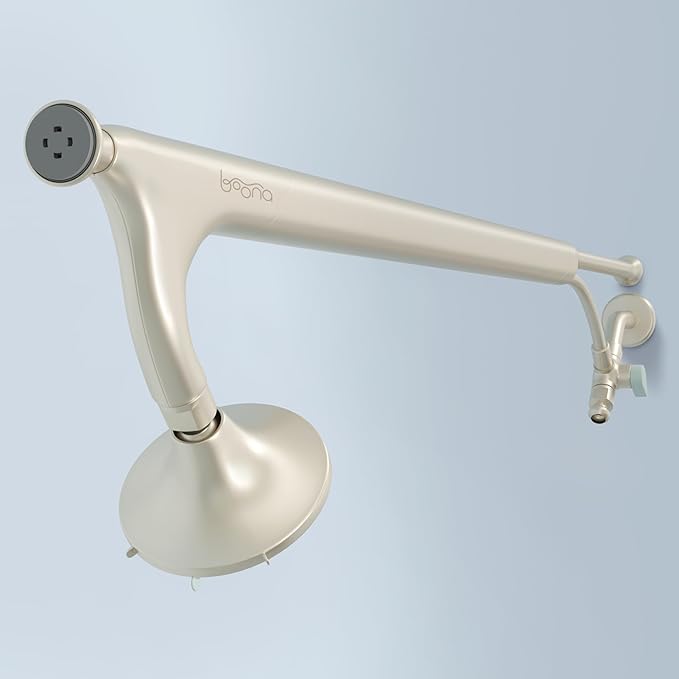 BOONA - The Original Tandem Shower | As Seen On Shark Tank | Double Shower Head for Couples, High Pressure Dual Shower Heads (One Showerhead, Brushed Nickel)