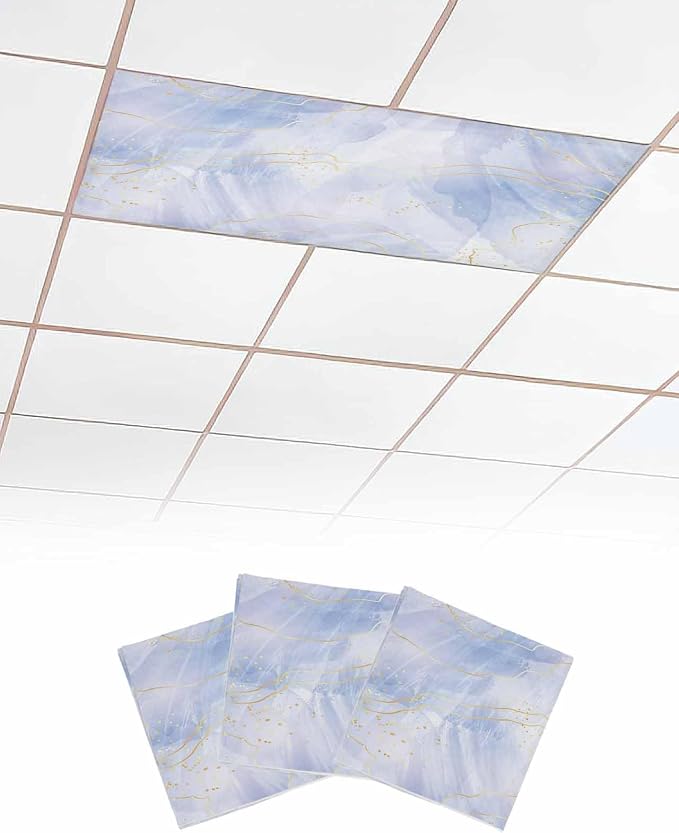 Yukro 3 Pack Fluorescent Light Covers by Unknown