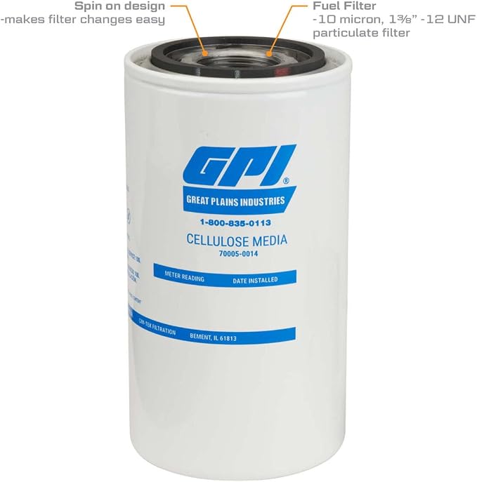 GPI P-25-10-1 3/8 Quick-Fit Particulate Replacement Filter - Image 2