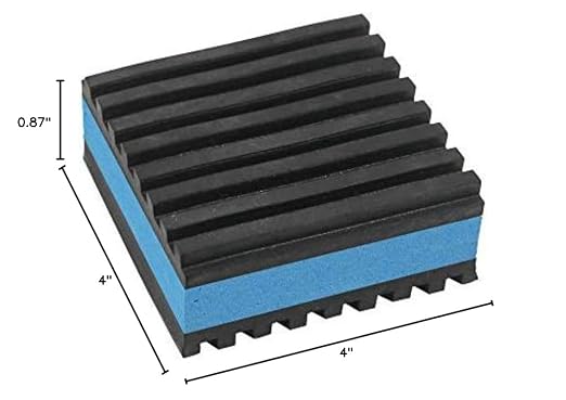 18303 High Performance Pads, Rubber Anti-Vibration Isolation Pads, Heavy Duty - Image 2