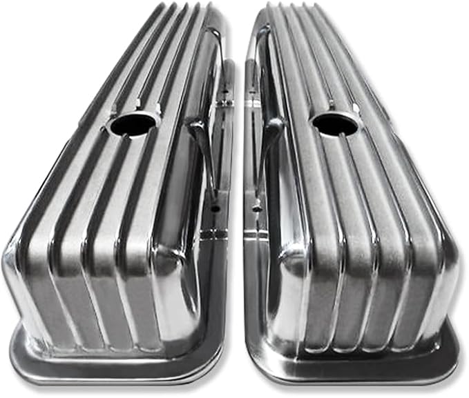 Tall Valve Covers For SBC 283 305 327 350 400 1958-1986 and 12" Oval Air - Image 3