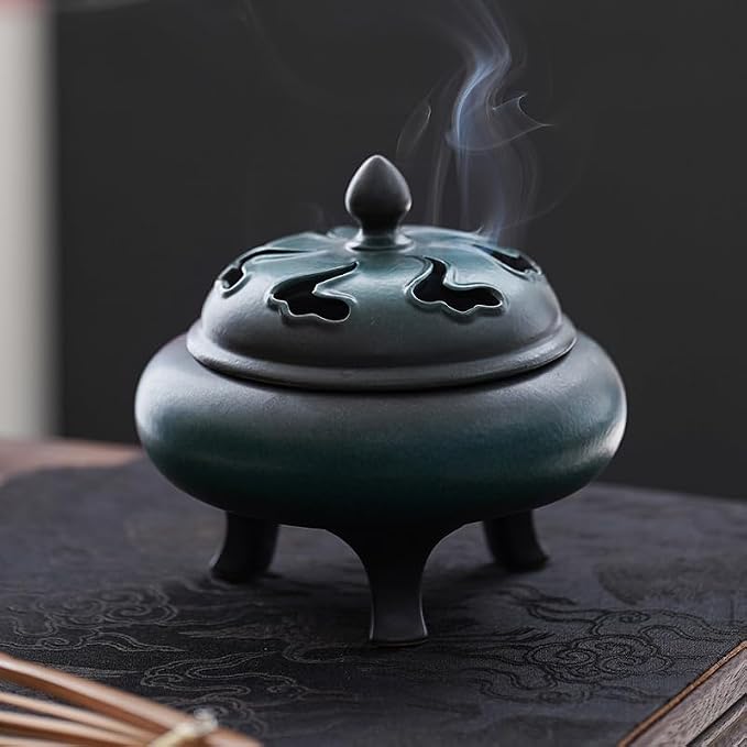 Incense Holder Ceramic Incense Burner Indoor Zen Point Incense Burner Retro - Image 3