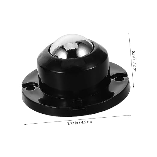 Luxshiny 10pcs Self Adhesive Appliance Casters Swivel Wheels - Image 2