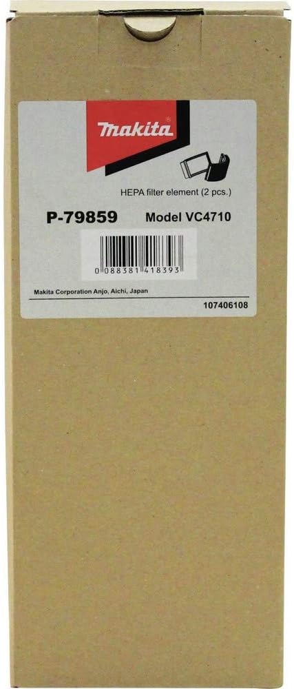 Makita P-79859 Dust Extracting Main Flat HEPA Filter Set - Image 2