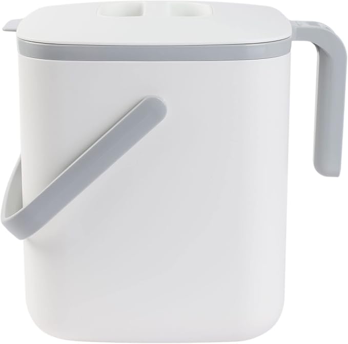 BLUE GINKGO Kitchen Compost Bin – Filter-Free, Odor-Tight Countertop Food Waste by BLUEGINKGO