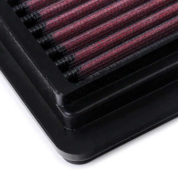 K&N Engine Air Filter: Reusable, Clean Every 75, 000 Miles, Replacement Car Air - Image 4