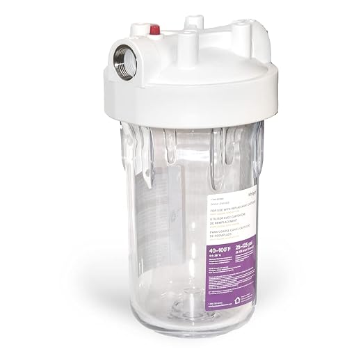 Whirlpool 10" x 4.5" Large Capacity Whole House Water Filter Housing WHKF-DWHBB - Image 7