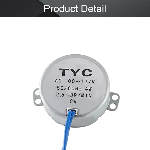 Fielect 2Pcs Synchronous Motor AC 110V 2.5-3RPM Turntable Motor Synchron Motor - Image 3