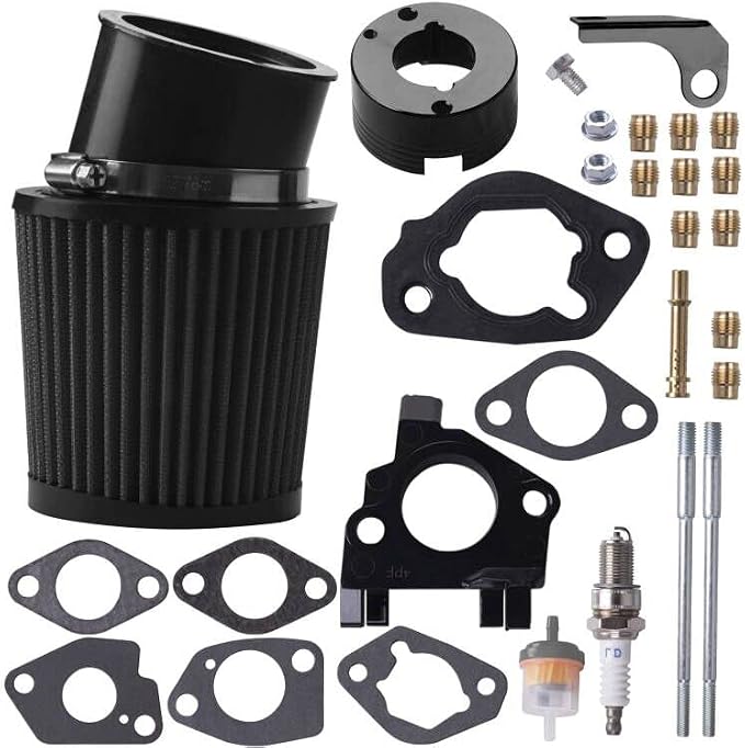 Air Filter Adapter Jet Kit for Predator 301cc 420cc 11hp 13hp 15hp GX340 GX390 by MRELC