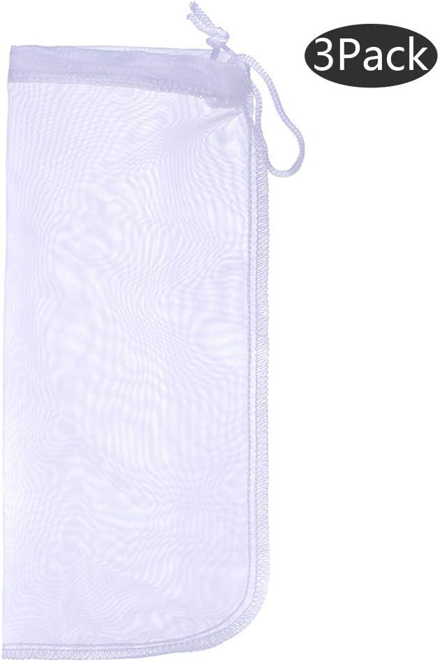 ALEGI Media Filter Bag Aquarium Extra Fine, Reusable 180 Micron Drawstring Mesh - Image 6