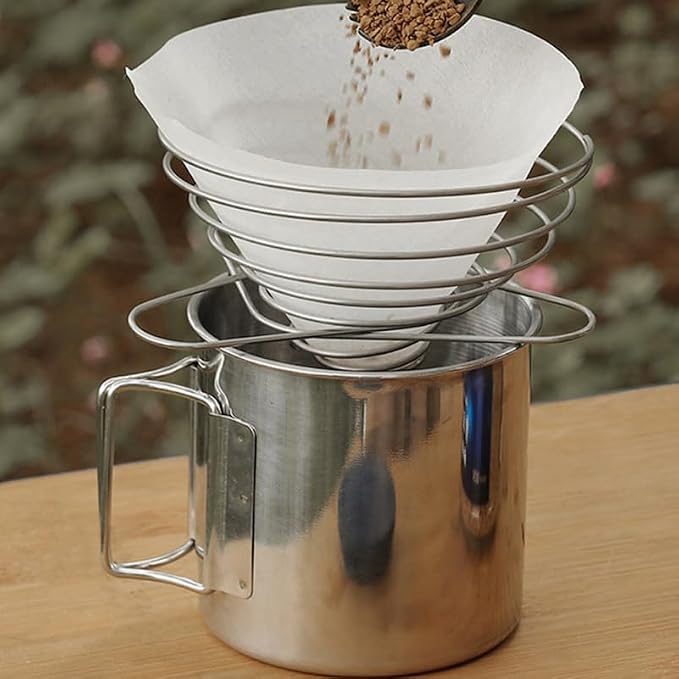 VILLCASE Coffee Filter Holder Funnel Dripper - Image 3