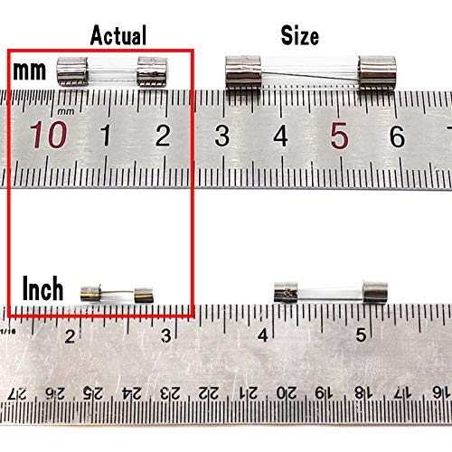 10Pcs F25AL250V 5X20MM 25A Fast Blow Fuse 25 Amp 250V Glass Cartridge Fuse - Image 3
