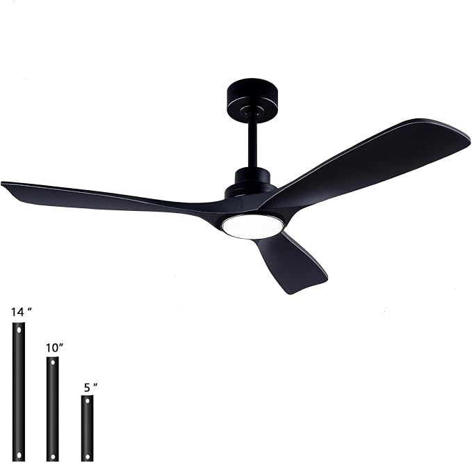 QUTWOB 52" Wood Ceiling Fan - Image 7