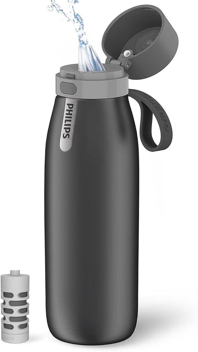 PHILIPS Water Bottle with Filter, Filter Water Bottle Stainless Steel with by Unknown