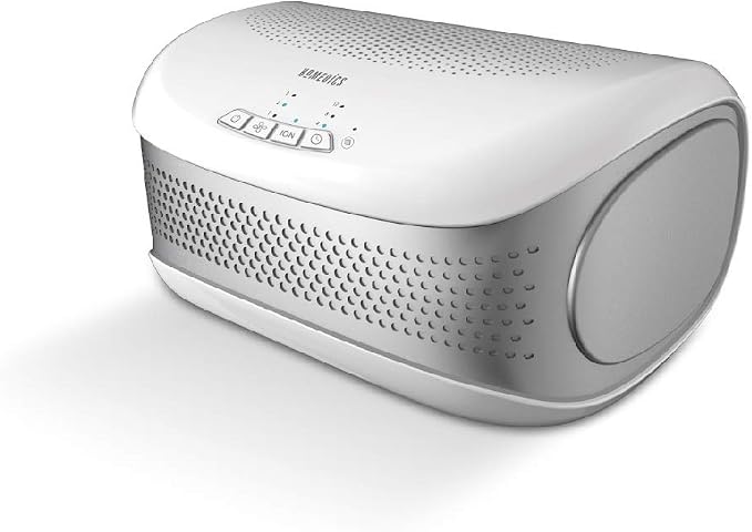 Homedics TotalClean Desktop Air Purifier – 360-Degree HEPA Filter by Homedics