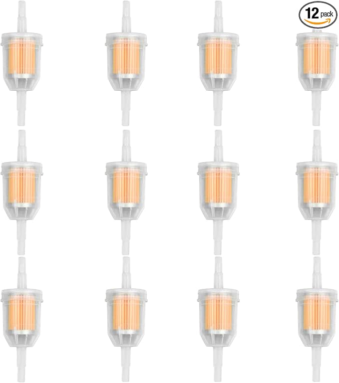 SOFO 12 Pack Inline Fuel Filters 1/4 Inch x 5/16 Inch by QualityGearOutdoorFun
