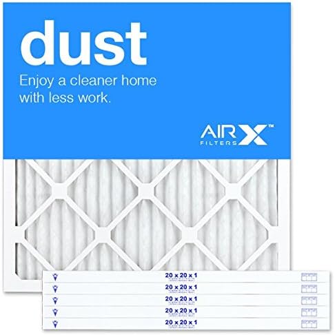 AIRx DUST 20x20x1 MERV 8 Pleated Air Filter by AIRXFILTERSWICKEDCLEANAIR