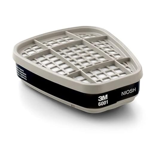 3M Safety 6001 Low-Maintenance Organic Vapor Cartridge, by 3MIndustrial
