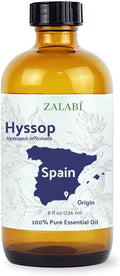 Hyssop Essential Oil - Direct from Aromáticas Zalabí Spain - Steam Distilled - Aceite de Hisopo for Aromatherapy, Massage, Diffuser, DIY Candle and Soap Making - 15ml