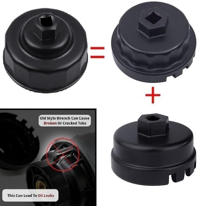 Oil Filter Wrench, Drain Tool & Advanced Engine Threaded Oil Funnel. Oil Change - Image 4