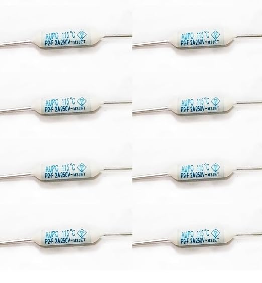 115C, 115C Fuses, Microtemp Thermal Fuse Axial Type 122 TF Cutoff 115C 2A 250V - Image 6